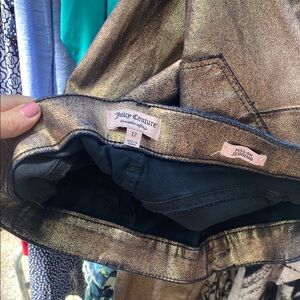 Juicy Couture Shiny Gold Pants